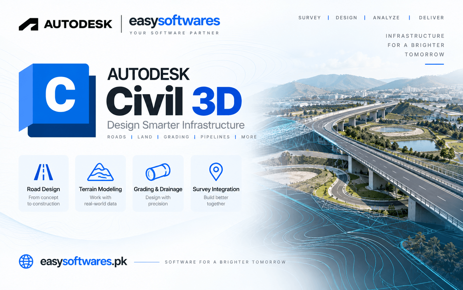 Autodesk Civil 3D Subscription – Activation on Your Personal Email