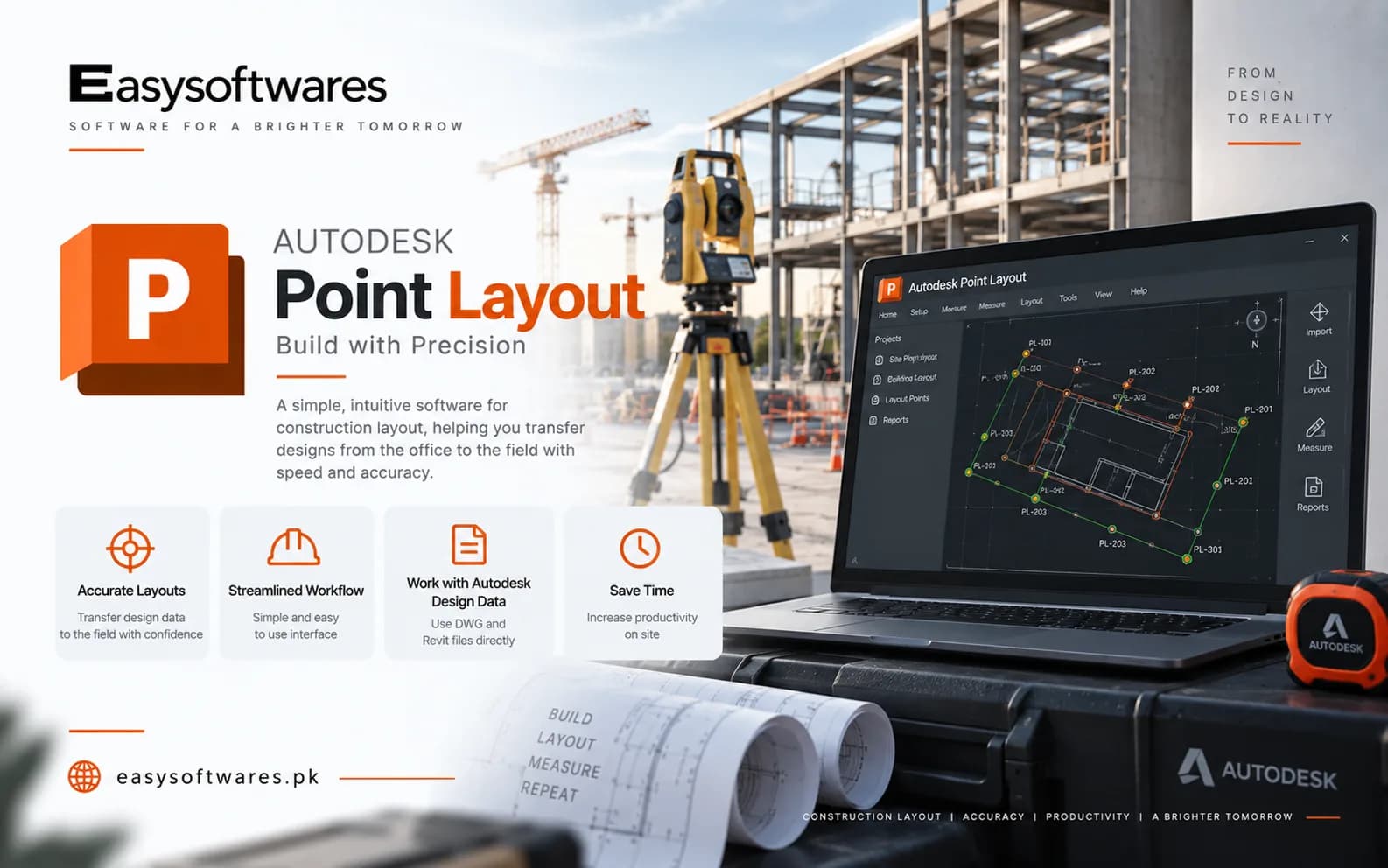 Autodesk Point Layout Subscription | Activated on Your Personal Email
