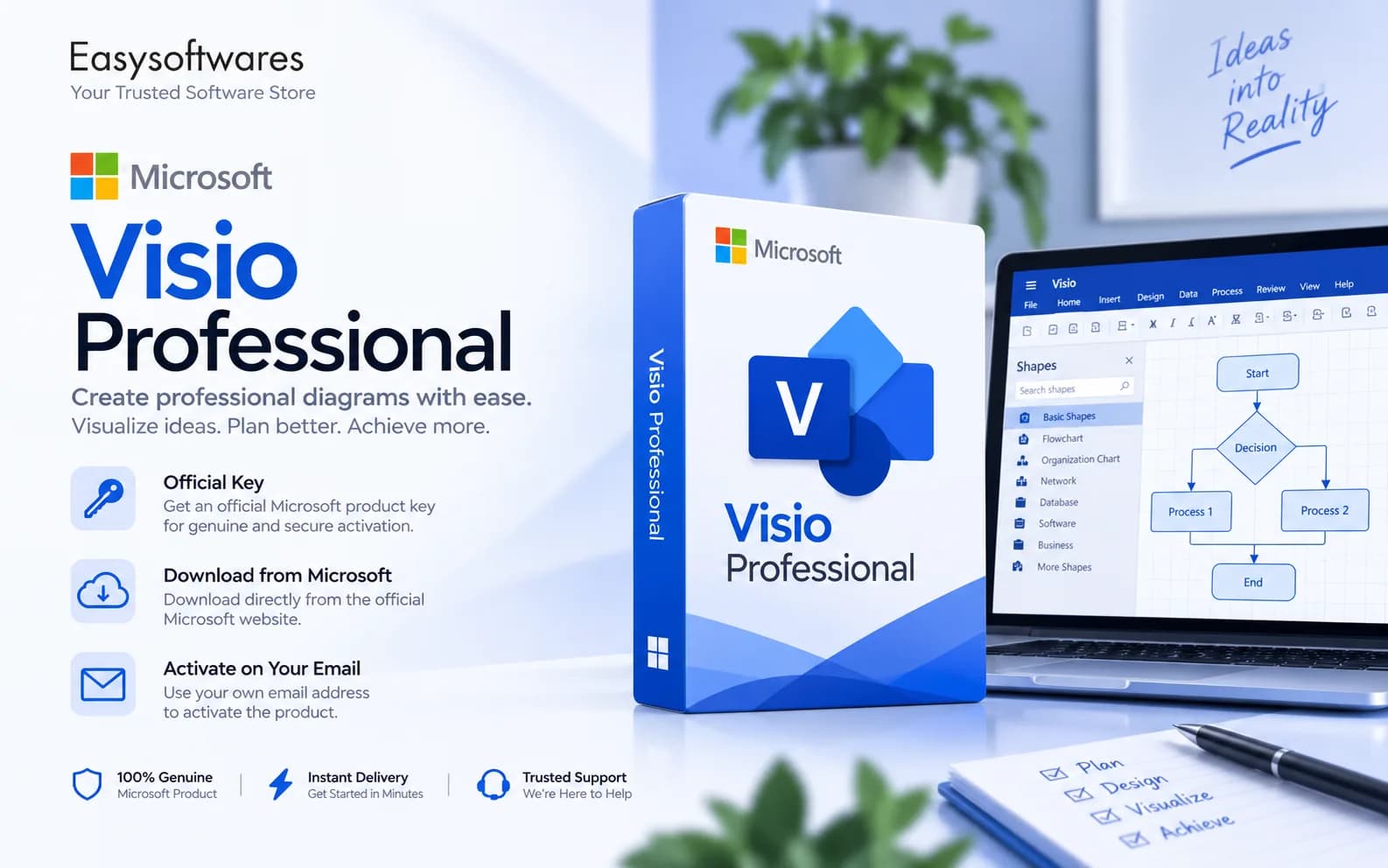 Microsoft Visio Professional Genuine Activation Key